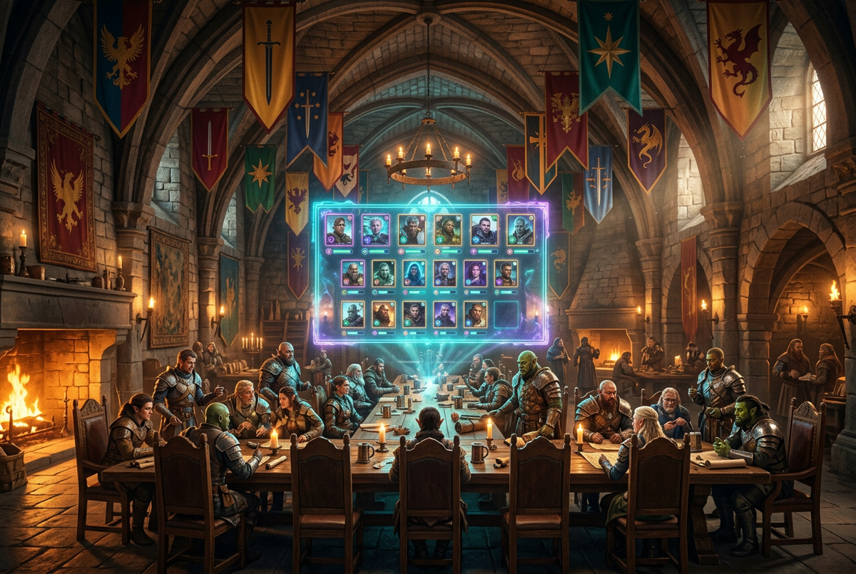 RankSurge hero art for the guide to seeing your WoW guild roster and where you rank